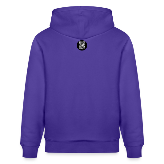 Unisex Bio-Hoodie mit OKTOBERFEST SKULL GIRL PRINT - Purple Love