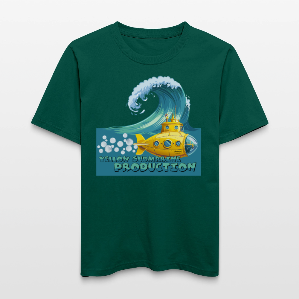 Unisex Bio-T-Shirt mit YELLOW SUBMARINE PRODUCTION PRINT - Forest