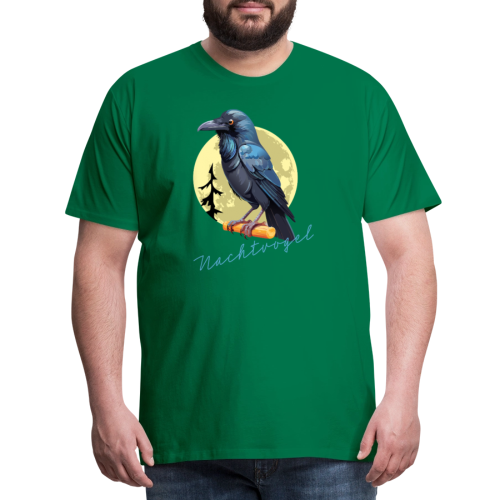 Männer Premium T-Shirt mit NACHTVOGEL PRINT - Kelly Green