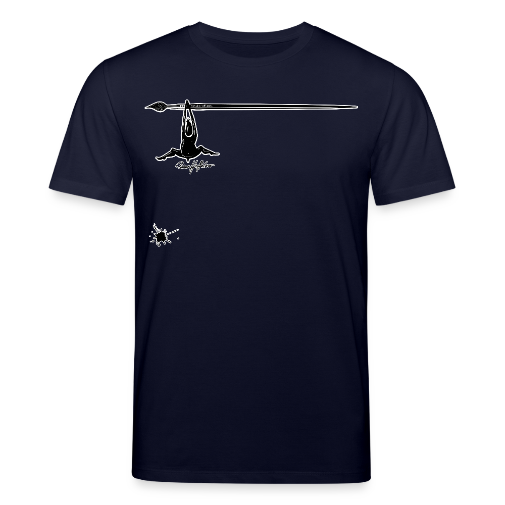 Unisex Bio-T-Shirt mit MÄNNLE PRINT - Navy