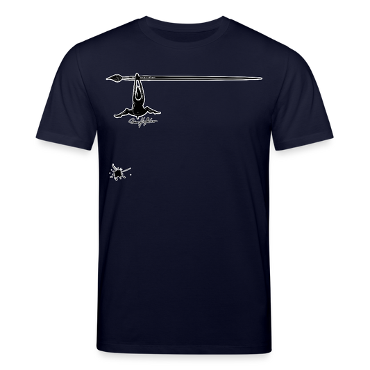 Unisex Bio-T-Shirt mit MÄNNLE PRINT - Navy