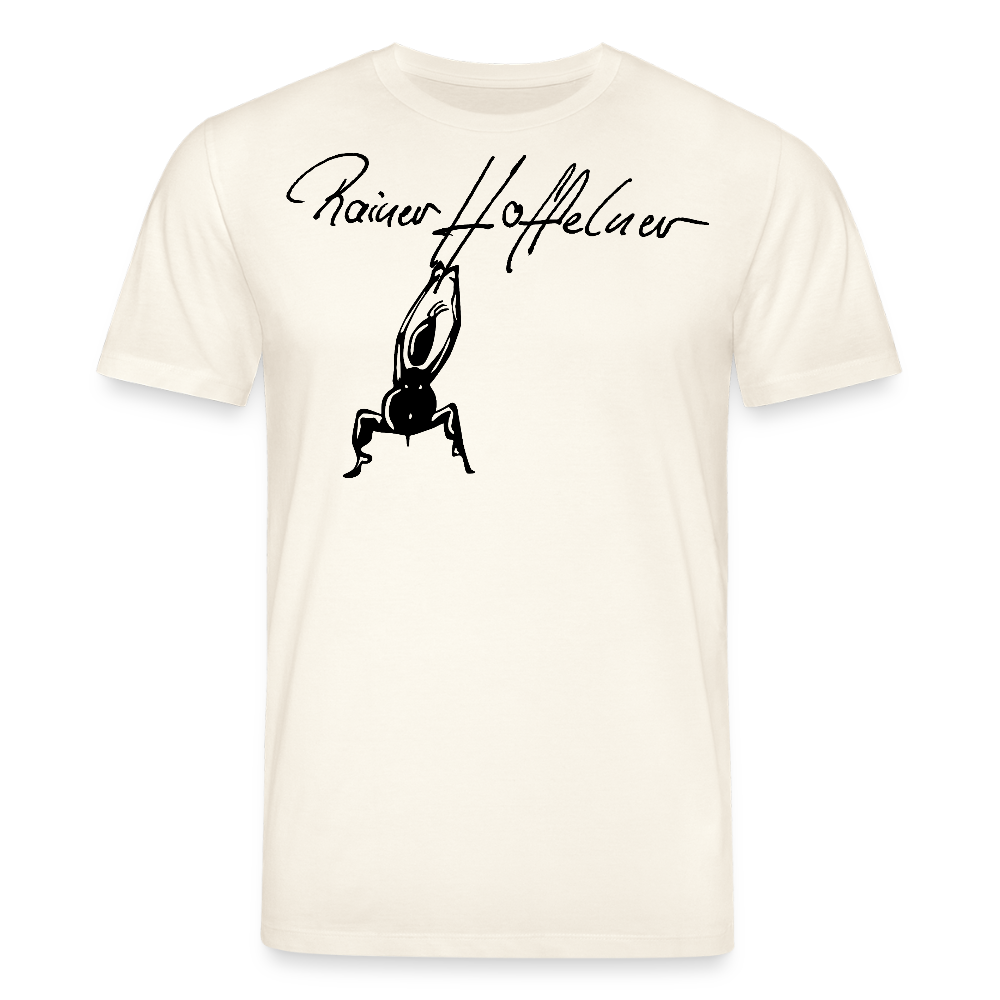 Unisex Bio-T-Shirt mit TUSCHEMÄNNCHEN PRINT - Naturweiß