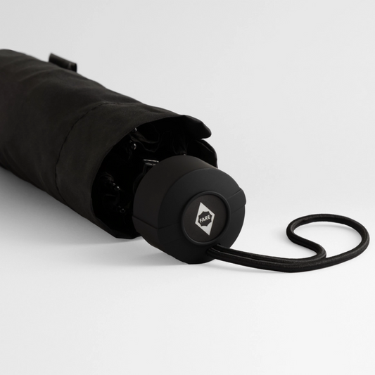 Regenschirm (klein) mit TUSCHEMÄNNCHEN PRINT - Schwarz