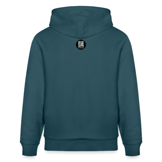 Unisex Bio-Hoodie mit MANDALA VIBES PRINT - Dunkles Petrol