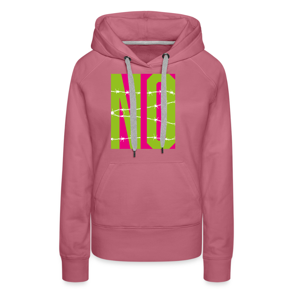 Frauen Premium Hoodie mit NO PRINT - Malve