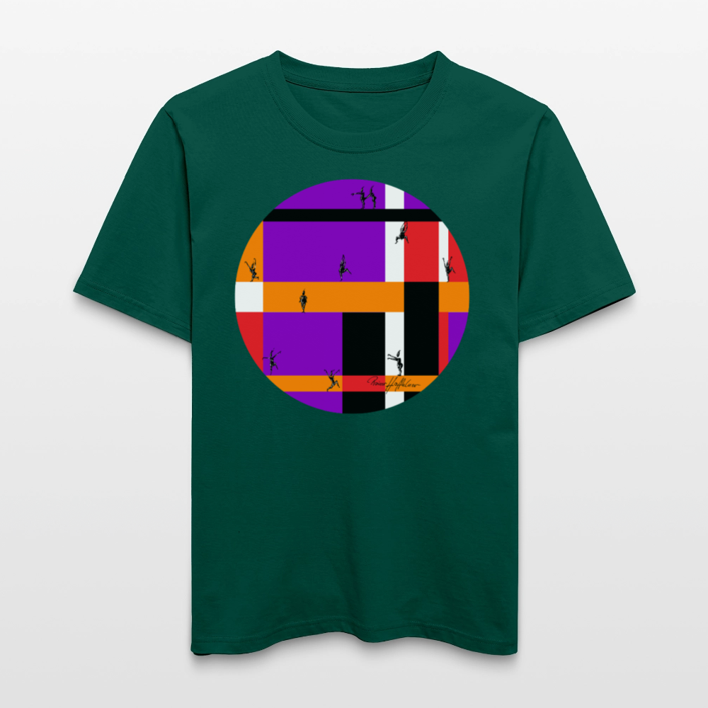 Relaxed Fit Unisex Bio-T-Shirt mit DYNAMIC FIELDS PRINT - Forest