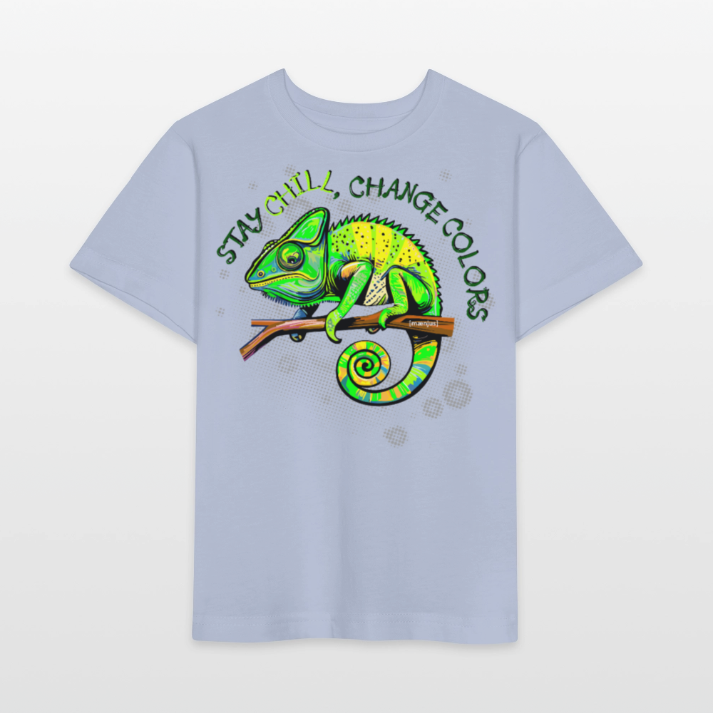 MNJS KIDS Bio T-Shirt mit CAMAELEON PRINT - Lavendel-Violett