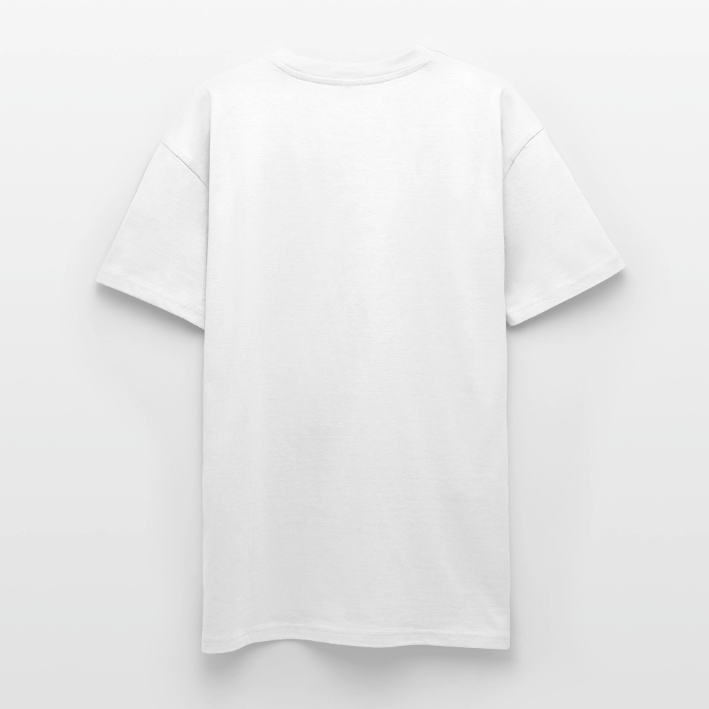 Heavy Oversize T-Shirt mit KUCKSCH DU PRINT - Weiß