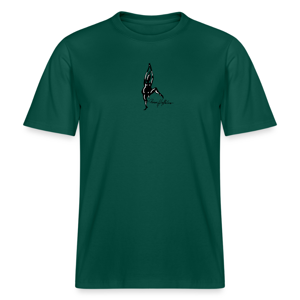 Unisex Bio-T-Shirt mit TUSCHEMÄNNCHEN PRINT - Forest