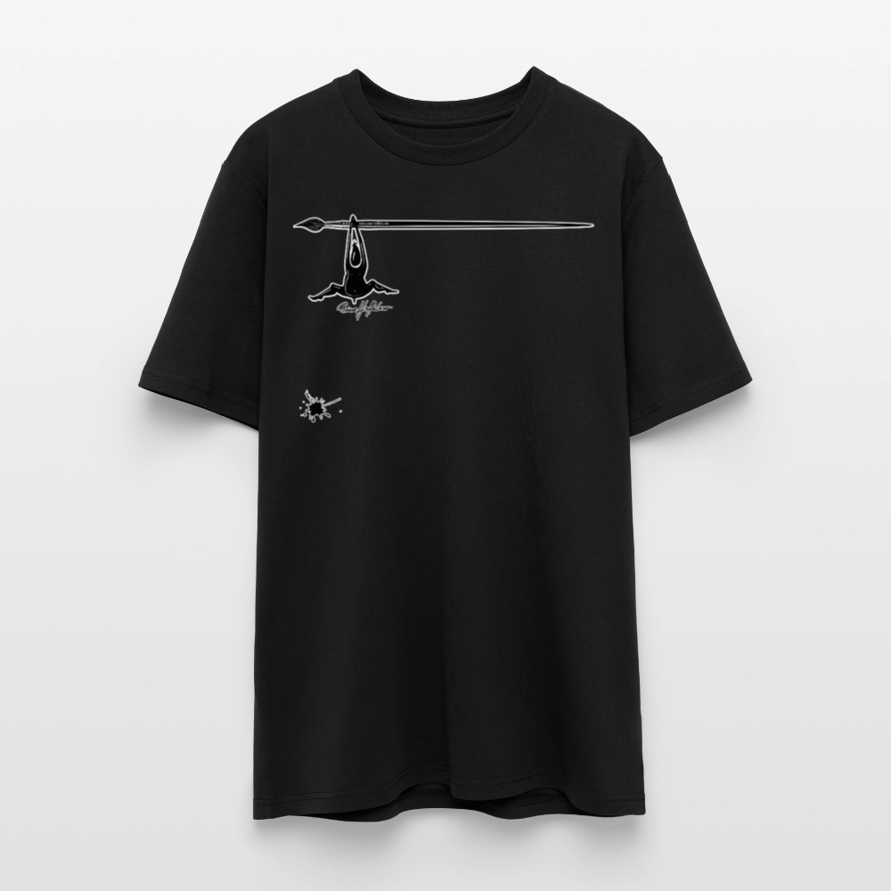 Unisex Bio-T-Shirt mit MÄNNLE PRINT - Schwarz