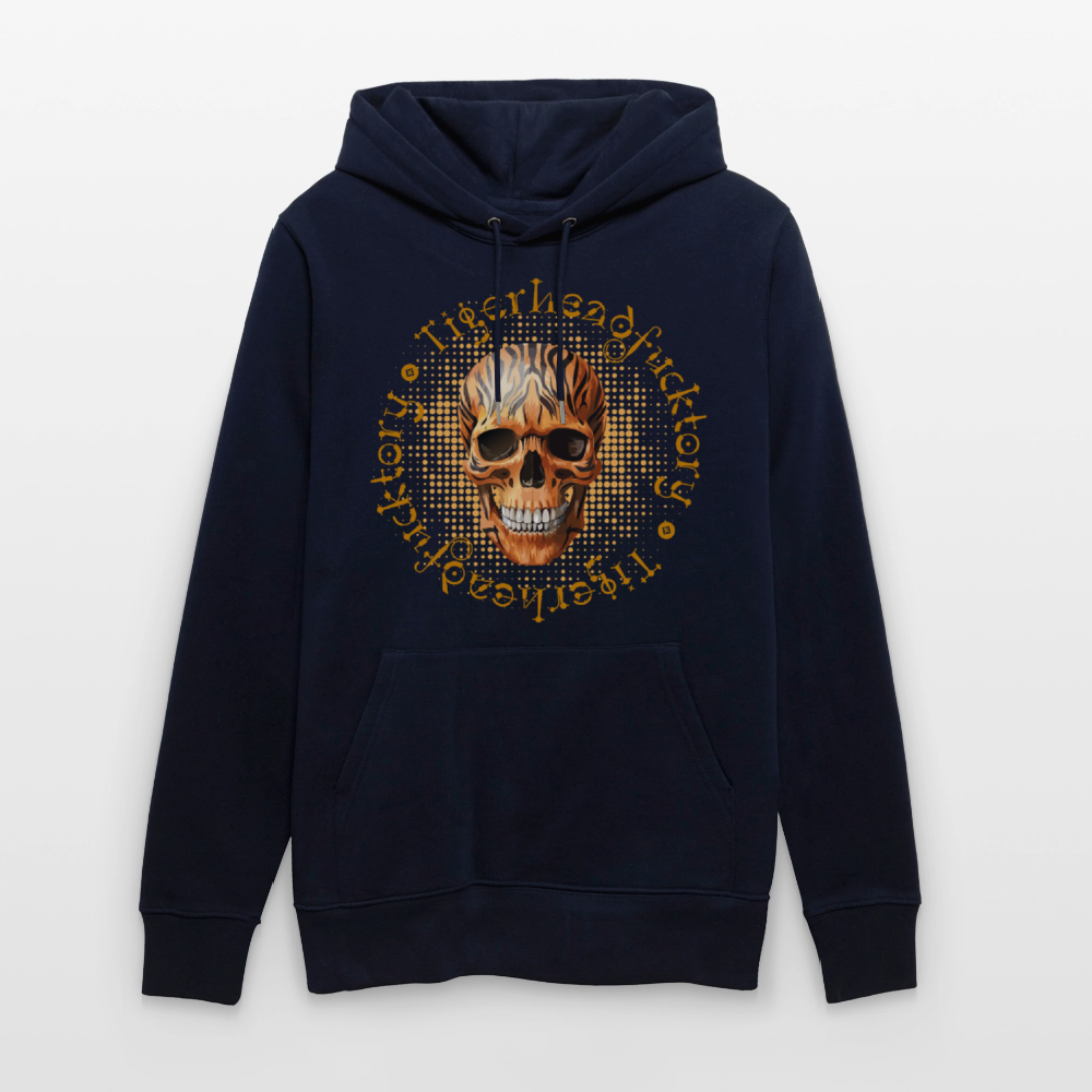 Unisex Hoodie mit TIGERHEAD SKULL PRINT - Navy