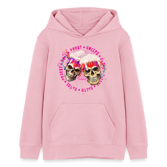 Teens Bio-Hoodie mit OKTOBERFEST EDITION GIRLS PRINT - Hellrosa