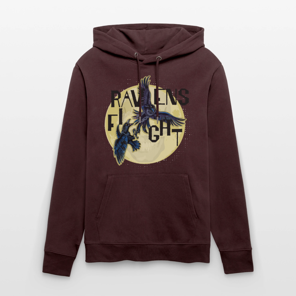 Unisex Hoodie mit RAVENS FIGHT PRINT - Maroon