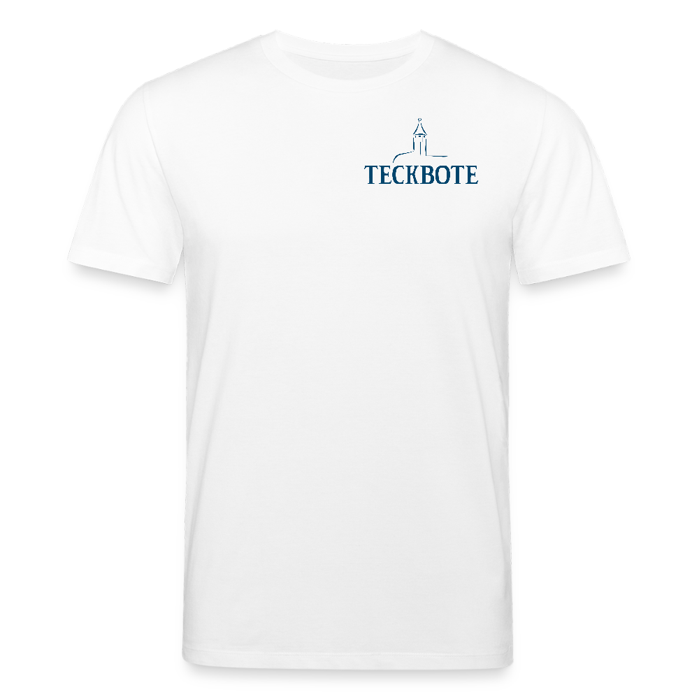 Unisex Bio-T-Shirt mit TECKBOTE PRINT - Weiß