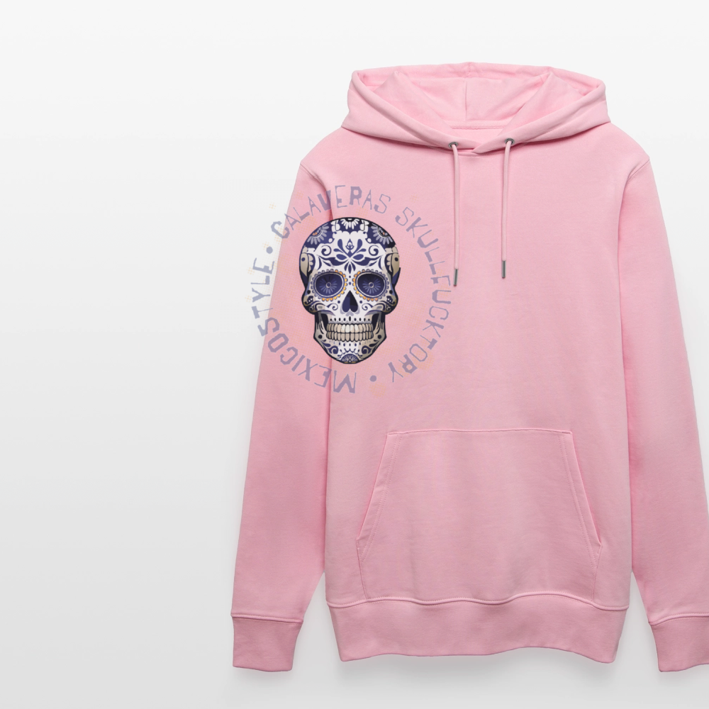Unisex Hoodie mit CALAVERAS SKULL PRINT - Hellrosa