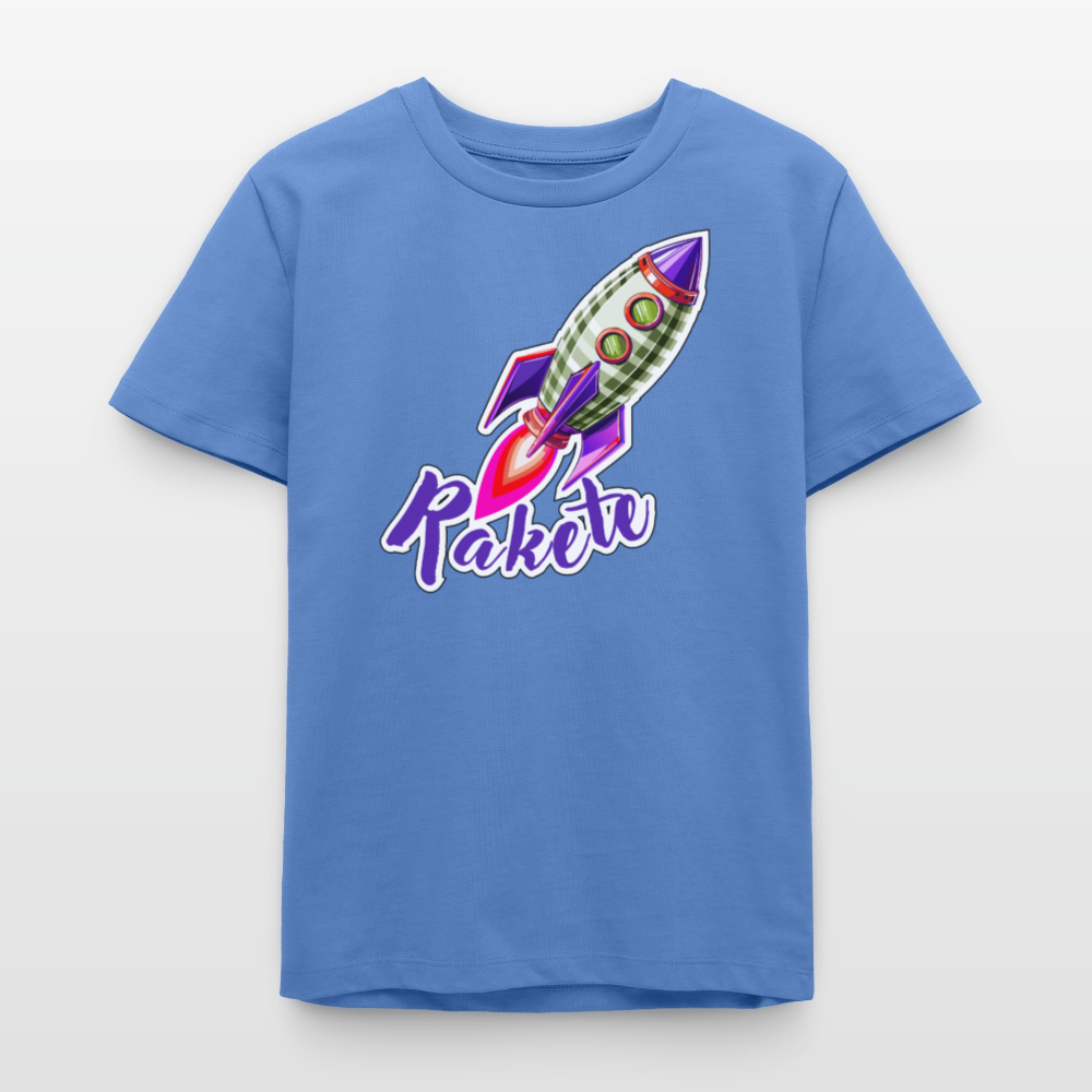 MNJS TEENS Bio T-Shirt mit RAKETE PRINT - Blau