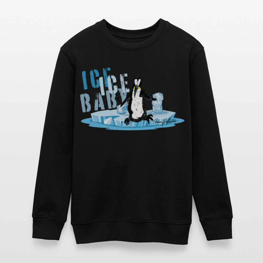 MNJS TEENS Bio Sweatshirt mit ICE ICE BABY PRINT - Schwarz