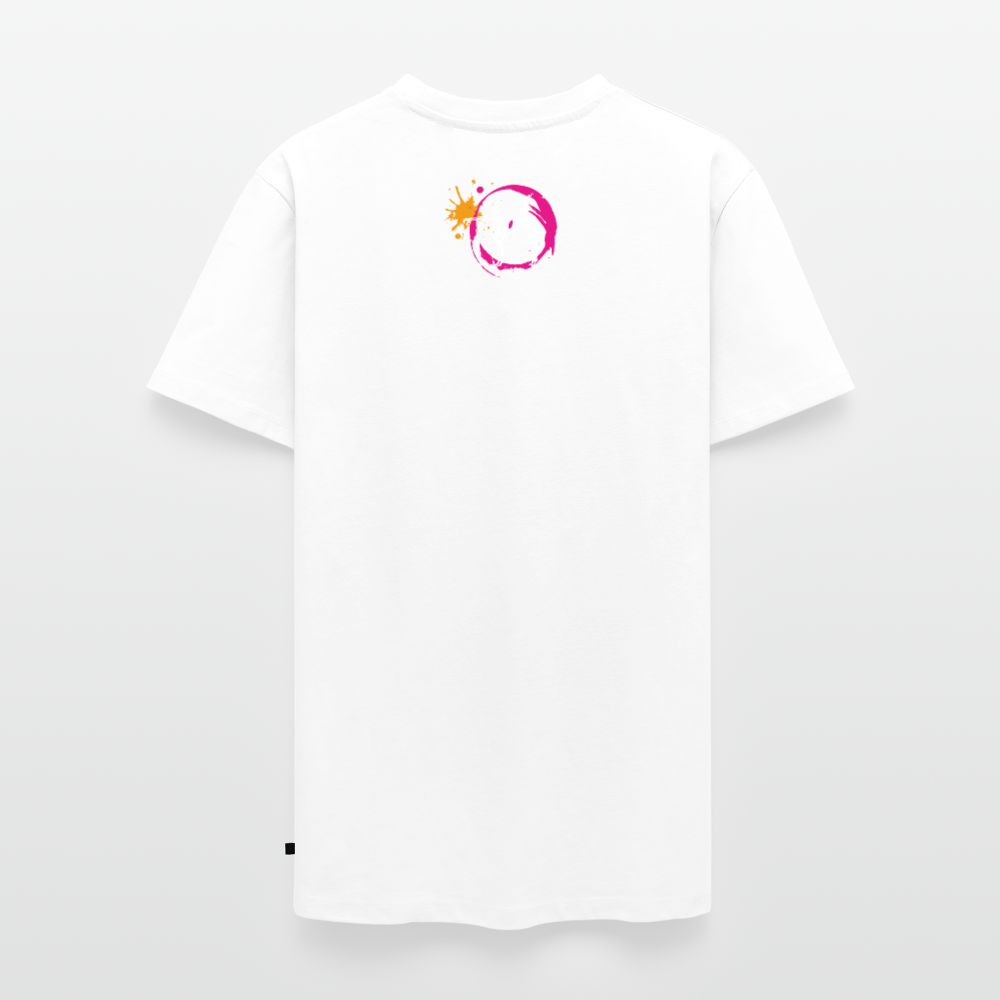 Männer Premium T-Shirt mit ES ESKALIERT EH PRINT - Weiß