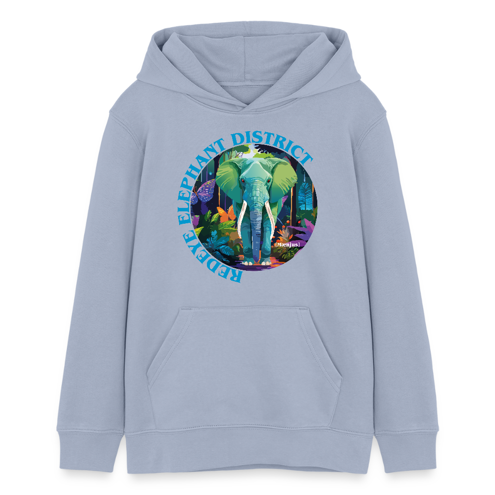 MNJS TEENS Bio-Hoodie mit REDEYE ELEPHANT DISTRICT PRINT - Lavendel-Violett