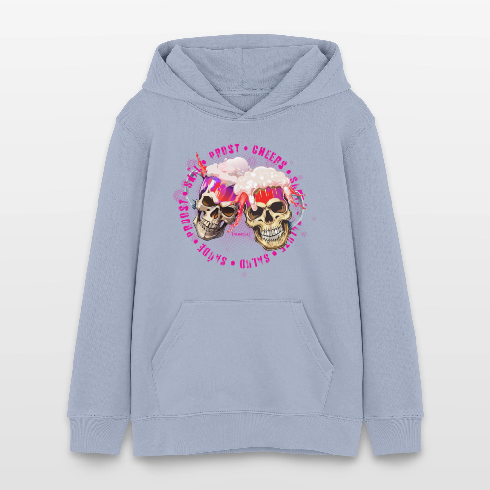 Teens Bio-Hoodie mit OKTOBERFEST EDITION GIRLS PRINT - Lavendel-Violett