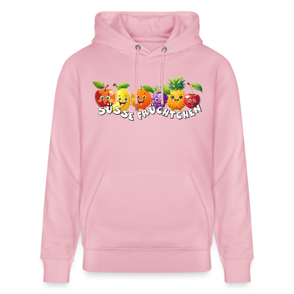 Unisex Hoodie mit SÜSSE FRÜCHTCHEN PRINT - Hellrosa