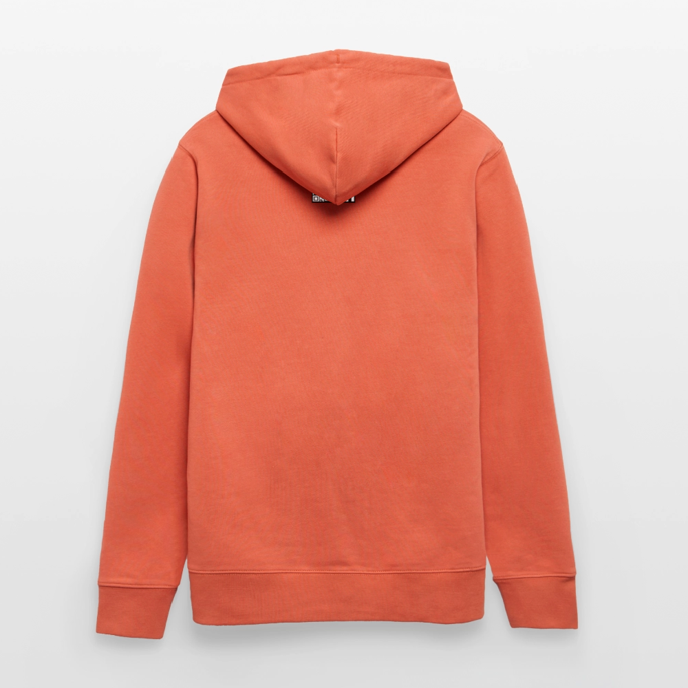 Unisex Bio-Hoodie mit BÄM PRINT - Hellrot