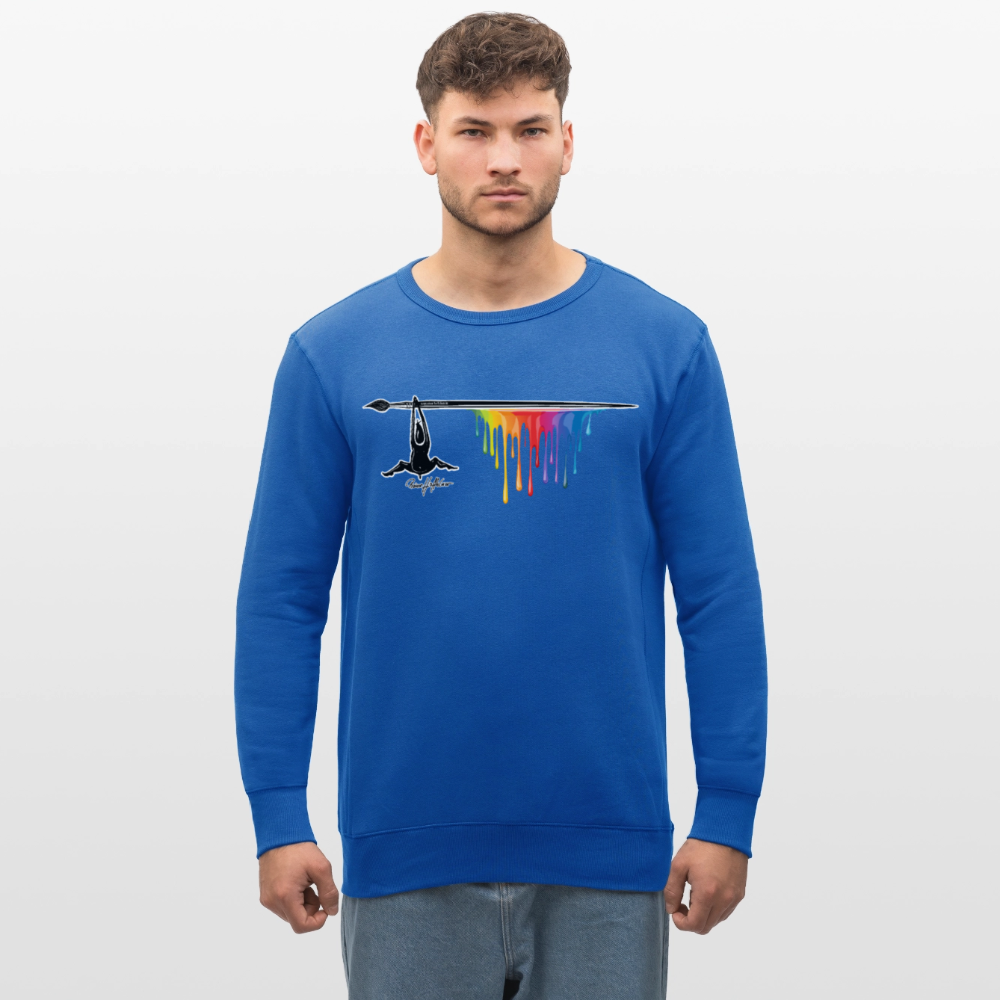 Unisex Bio-Sweatshirt mit MÄNNLE PRINT - Königsblau