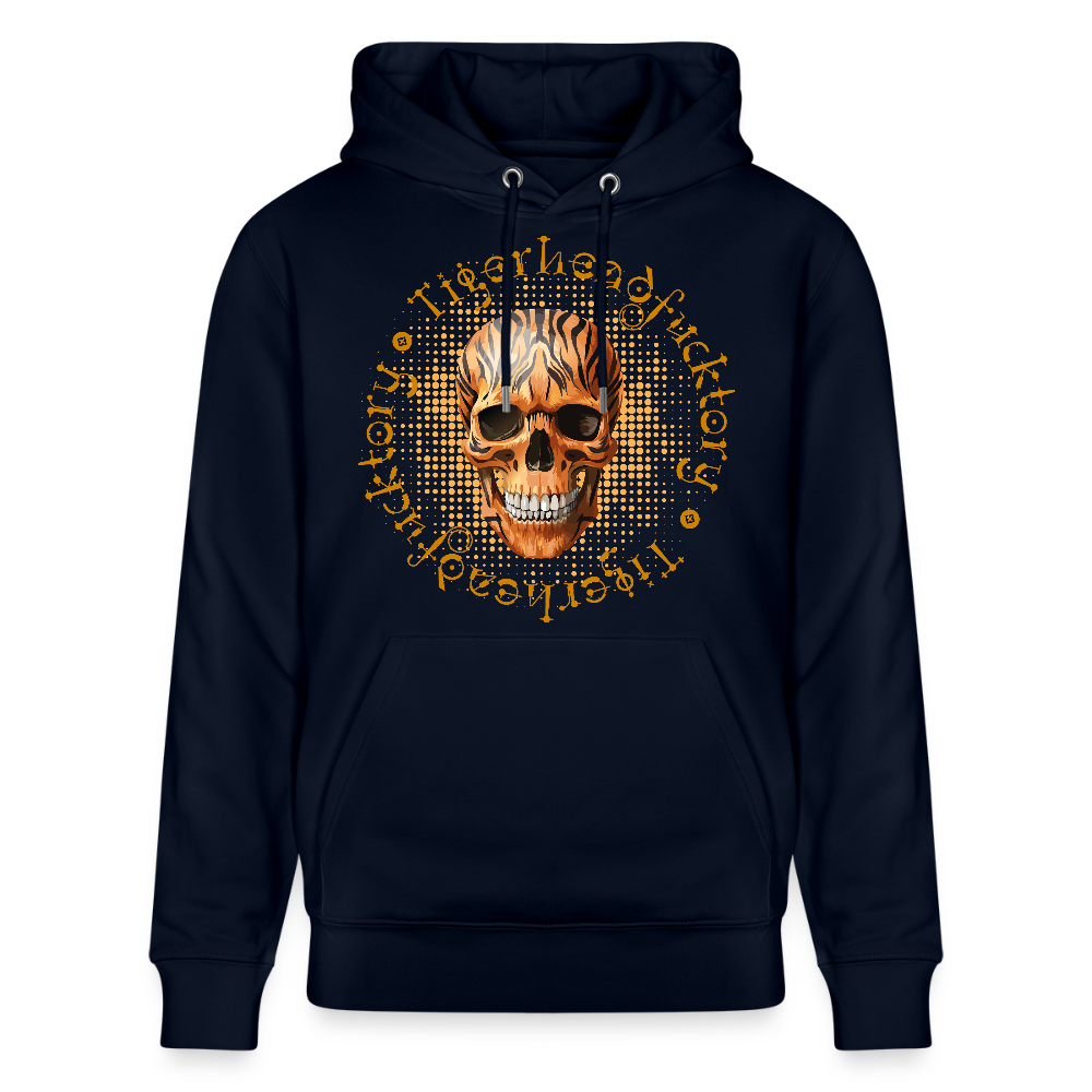 Unisex Hoodie mit TIGERHEAD SKULL PRINT - Navy