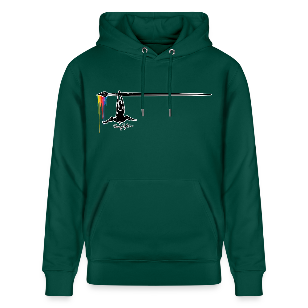 Unisex Hoodie mit TUSCHEMÄNNCHEN PRINT - Forest