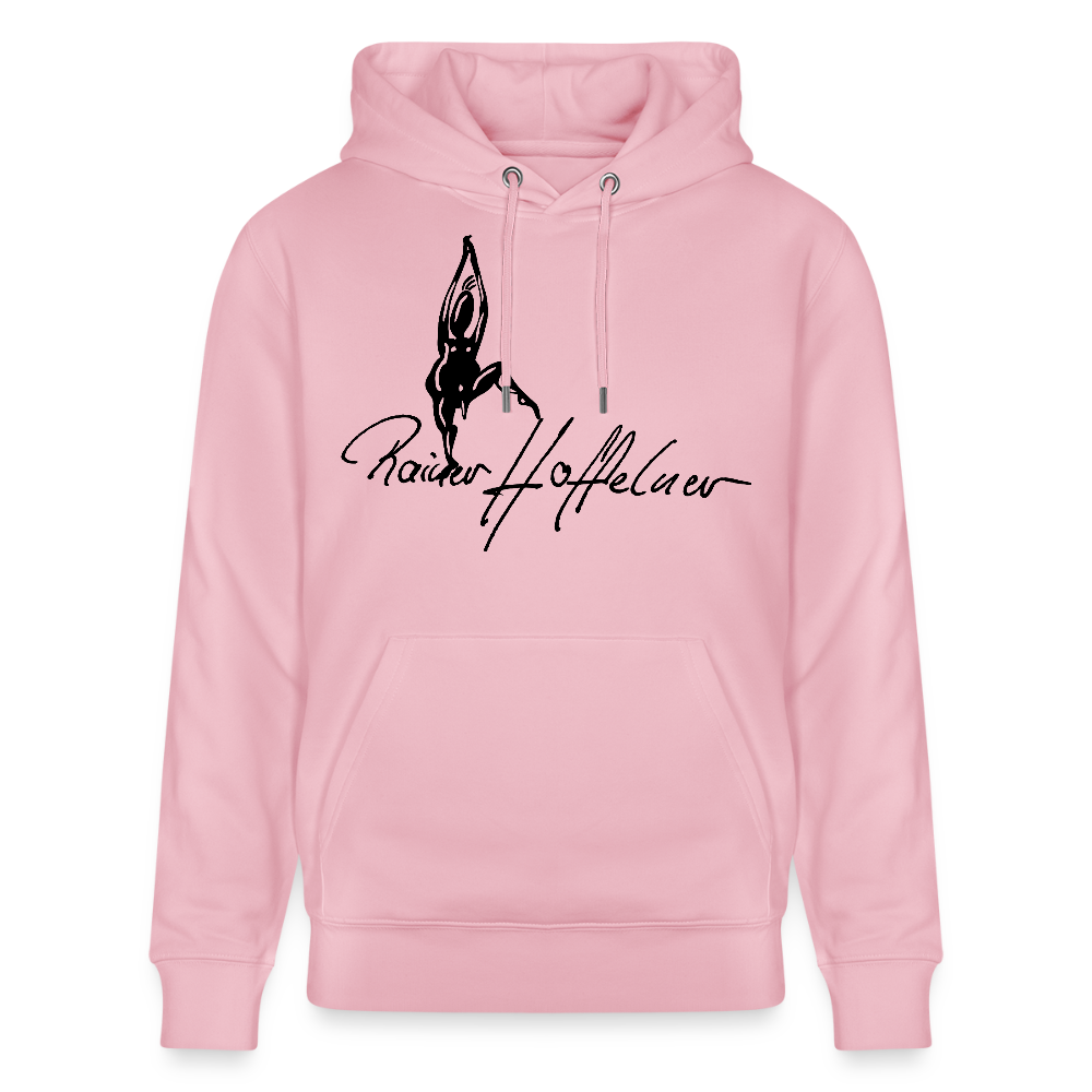 Unisex Bio-Hoodie mit TUSCHEMÄNNCHEN PRINT - Hellrosa