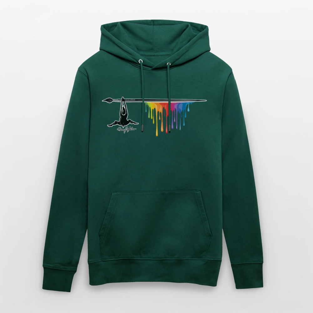 Unisex Hoodie mit TUSCHEMÄNNCHEN PRINT - Forest