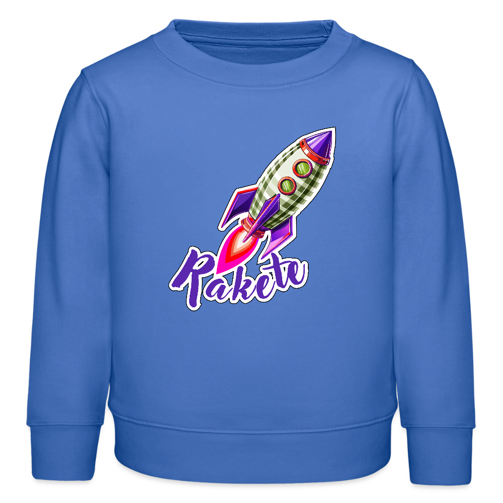 MNJS KIDS Mini Changer Bio Sweatshirt mit RAKETE PRINT - carolina Blue