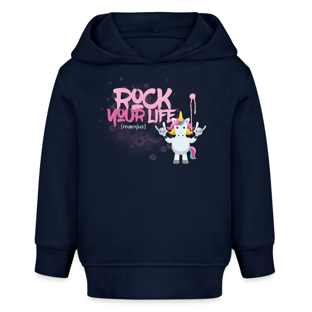 MNJS KIDS Bio Hoodie mit ROCK YOUR LIFE PRINT - Navy