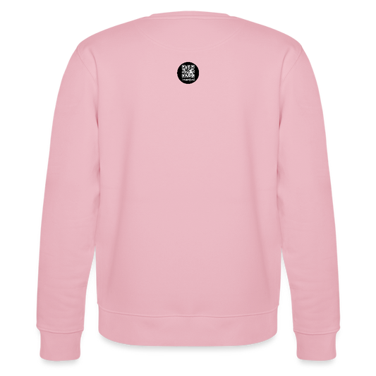 Unisex Bio-Sweatshirt mit SNOWCAT PRINT - Hellrosa