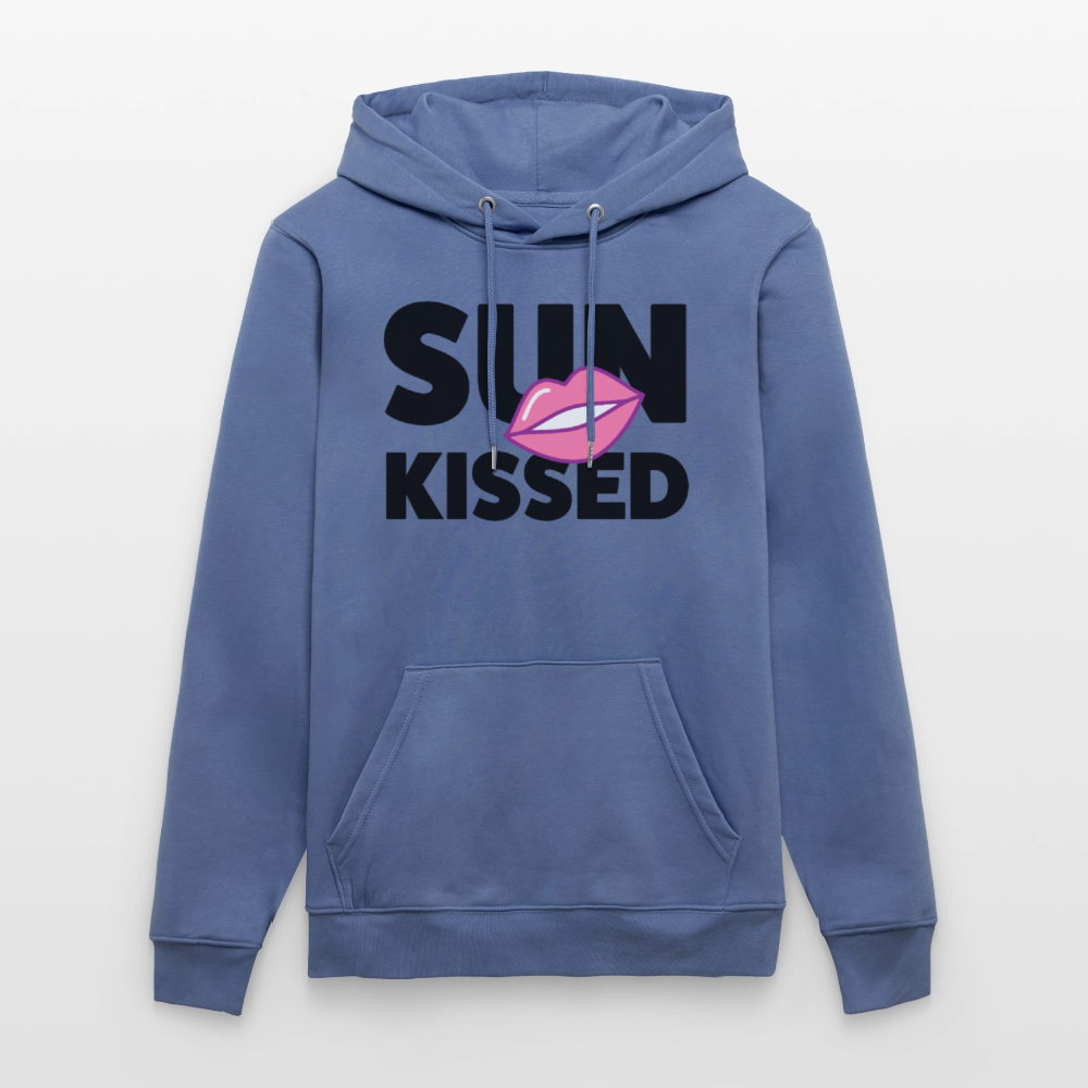 Unisex Hoodie mit SUN KISSED PRINT - Blau