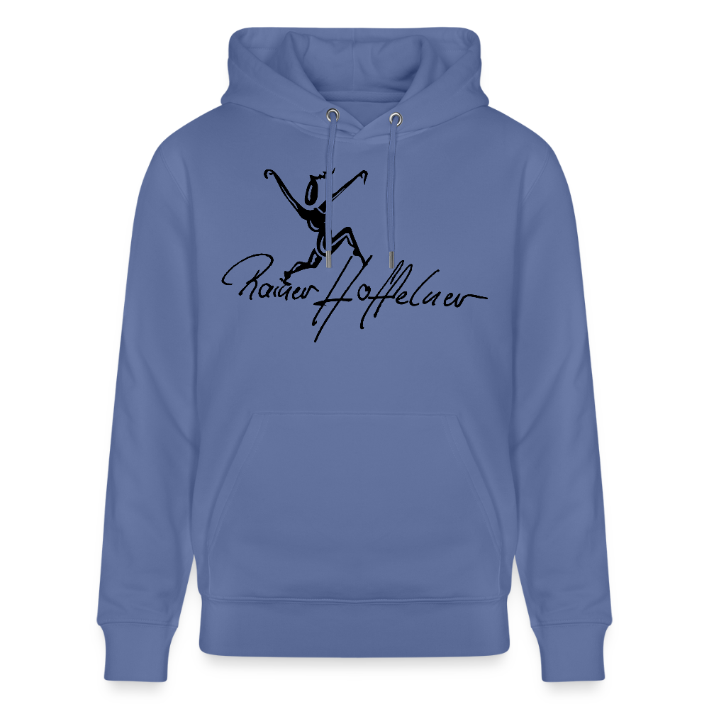 Unisex Bio-Hoodie mit TUSCHEWEIBCHEN PRINT - Blau