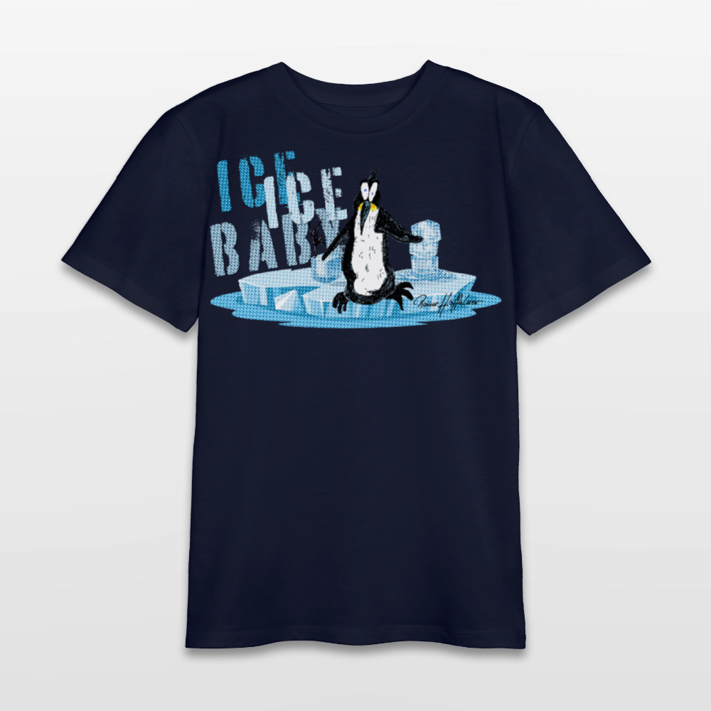 MNJS TEENS Bio T-Shirt mit ICE ICE BABY PRINT - Navy