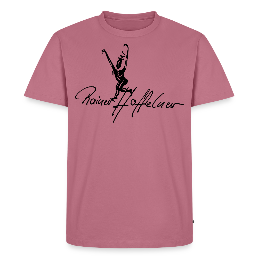 Männer Premium T-Shirt mit TUSCHEWEIBCHEN PRINT - Mauve