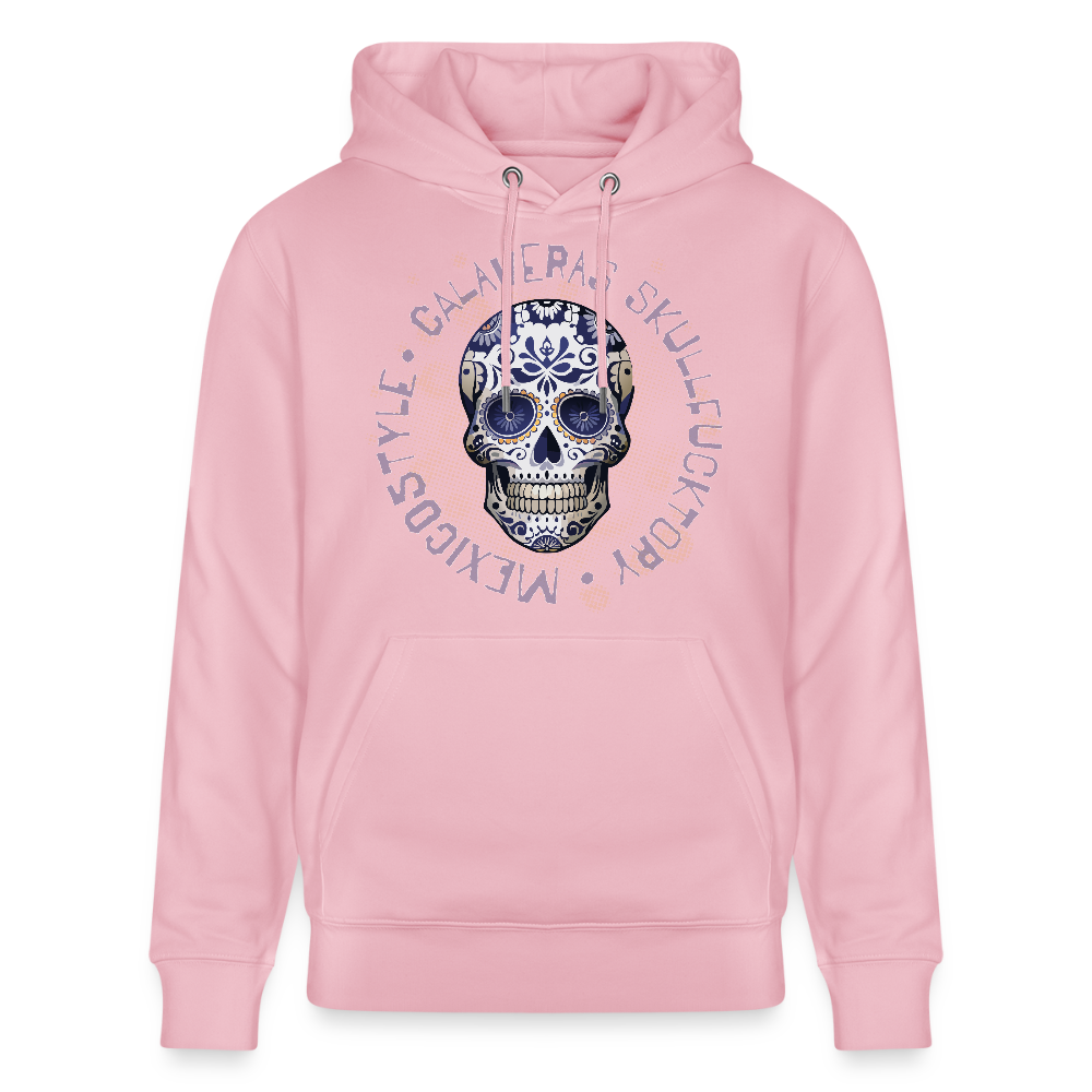 Unisex Hoodie mit CALAVERAS SKULL PRINT - Hellrosa