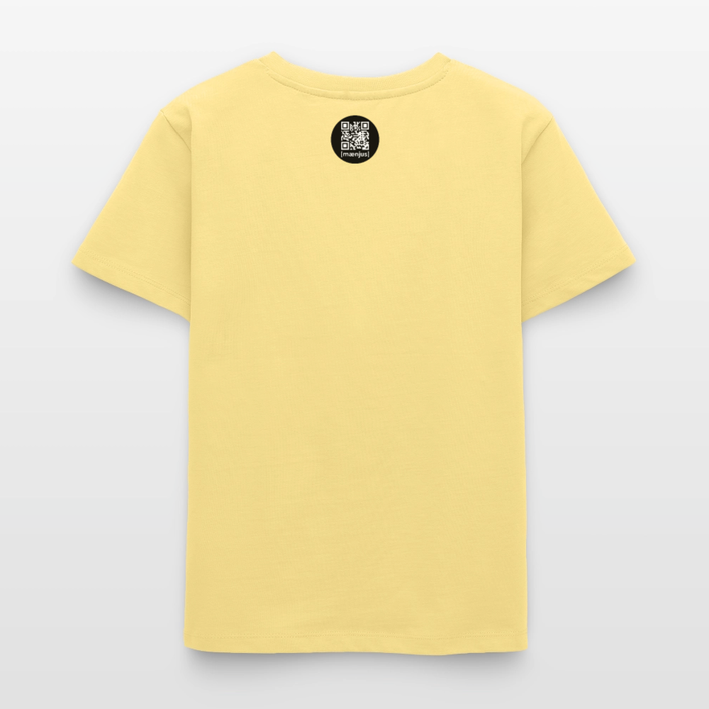 MNJS TEENS Bio T-Shirt mit SNOWCATFUCKTORY PRINT - Gelb Viva