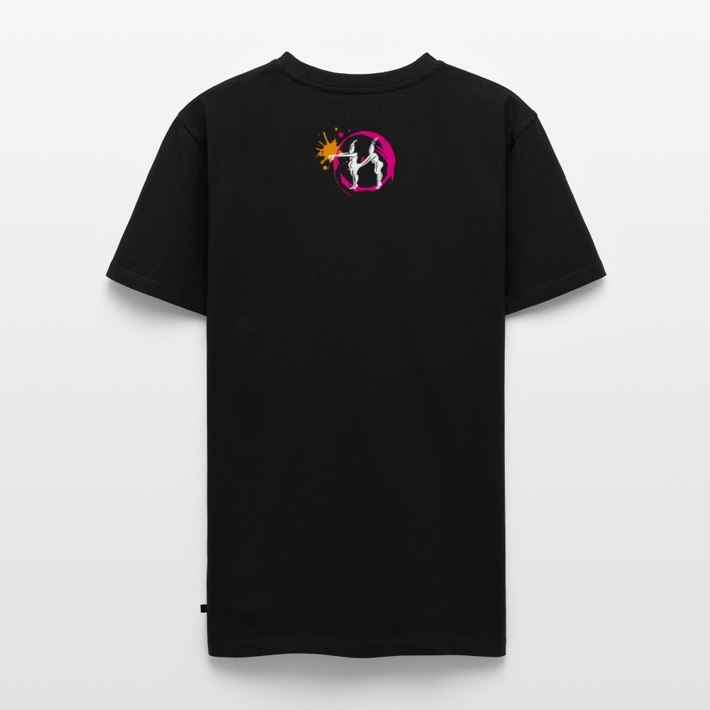 Männer Premium T-Shirt mit ES ESKALIERT EH PRINT - Schwarz