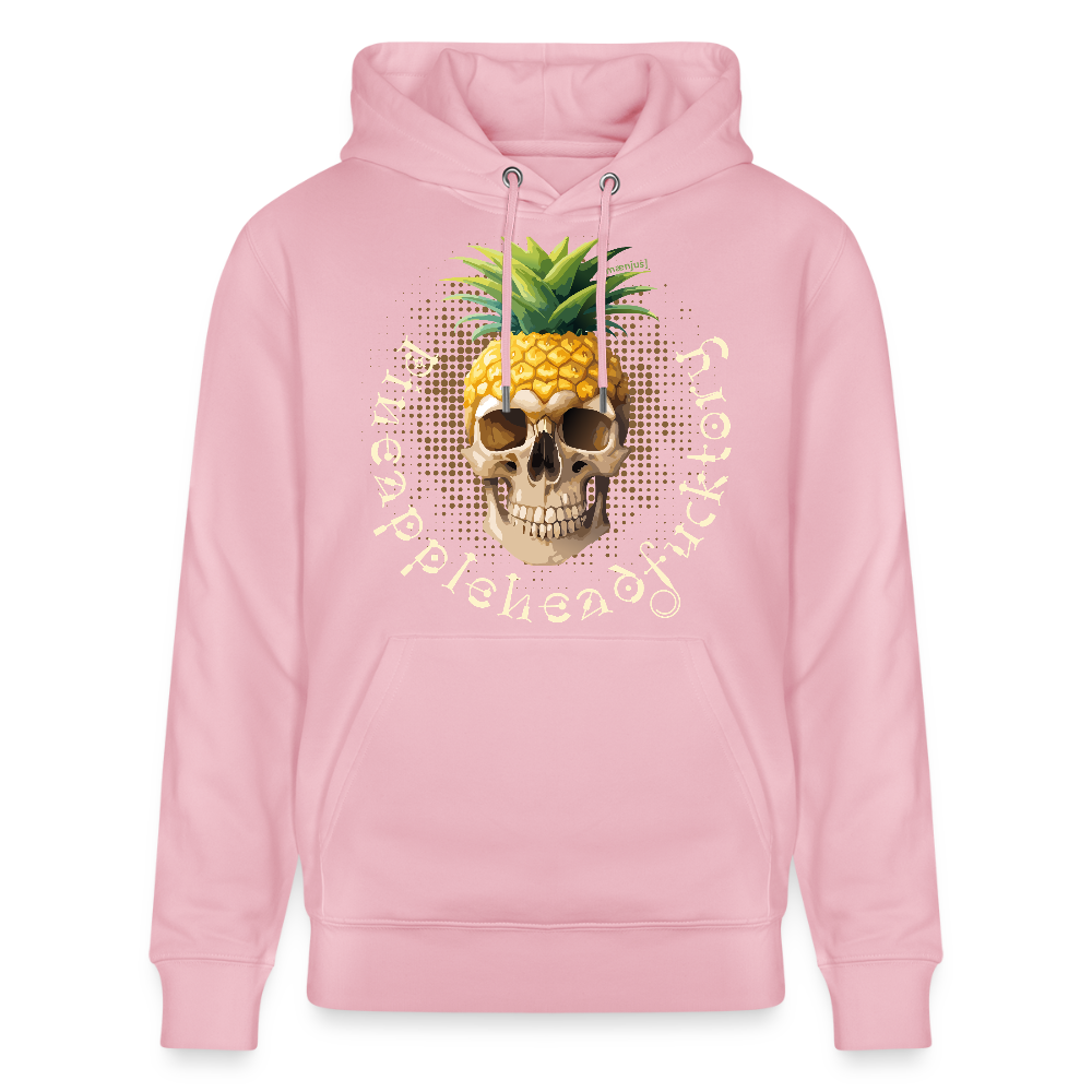 Unisex Hoodie mit PINEAPPLE SKULL PRINT - Hellrosa