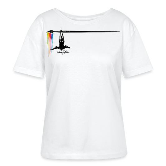 Frauen T-Shirt mit MÄNNLE PRINT - Weiß