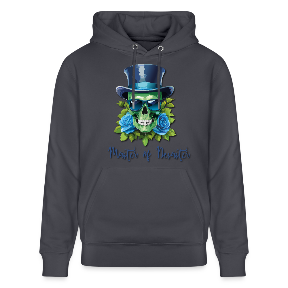 Unisex Hoodie mit MASTER OF DESASTER SKULL PRINT - Indigoblau