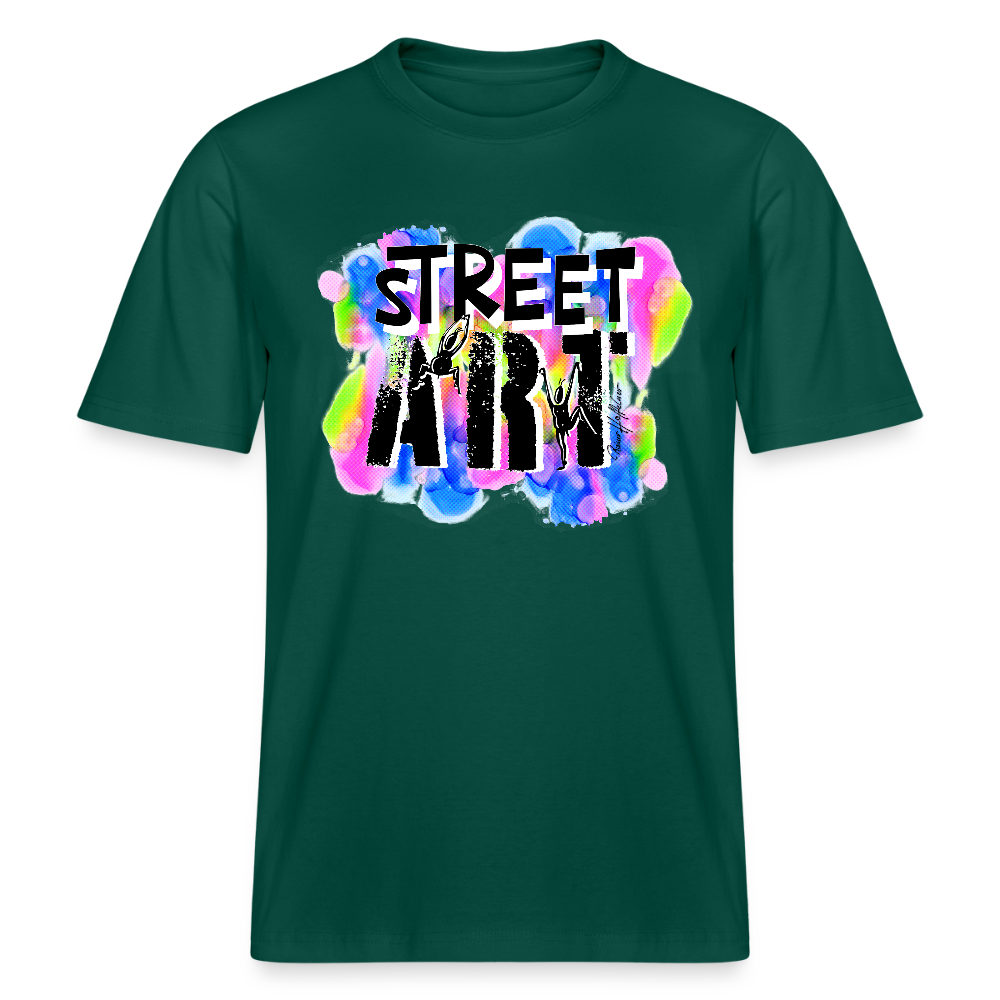 Unisex Bio-T-Shirt mit STREET ART PRINT - Forest