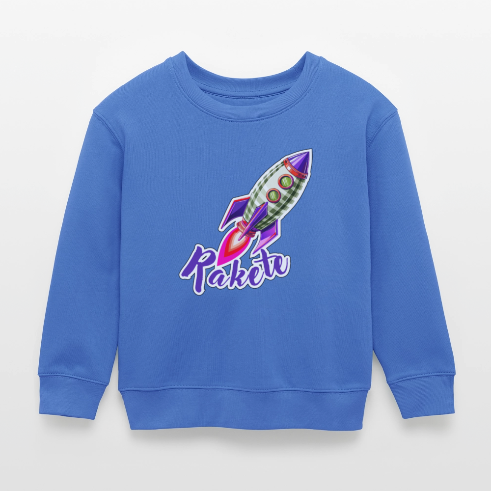 MNJS KIDS Mini Changer Bio Sweatshirt mit RAKETE PRINT - carolina Blue