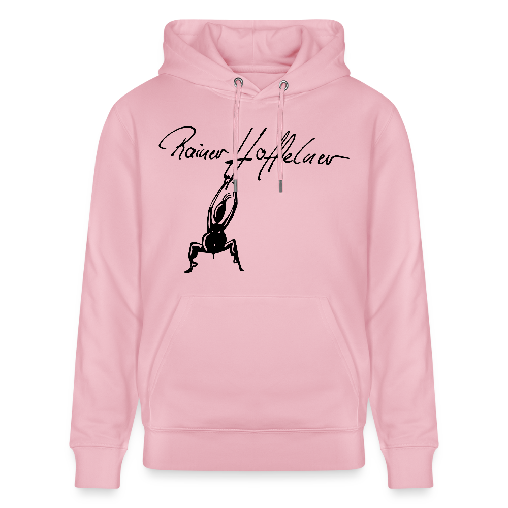 Unisex Bio-Hoodie mit TUSCHEMÄNNCHEN PRINT - Hellrosa