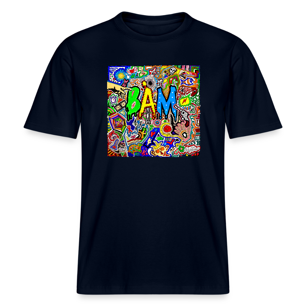 Unisex Bio-T-Shirt mit BÄM PRINT - Navy