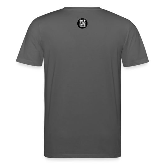 Unisex Bio-T-Shirt mit OKTOBERFEST SKULL BOY PRINT - Anthrazit