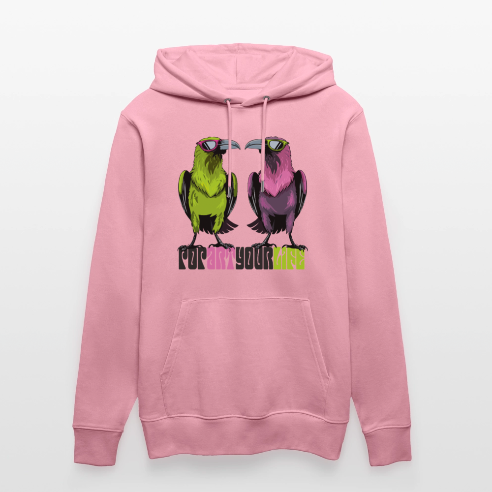 Unisex Hoodie mit POPART YOUR LIFE PRINT - Lila Traum
